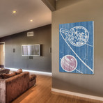 Orbit Swish // White Wood (12"W x 18"H x 1.5"D)