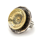 Argentina + Australia Coin Ring (Size 7)