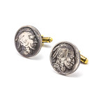 Buffalo Nickel Cufflinks