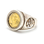 5 Centimes of France Ring (Size 7)