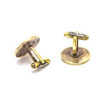 10 Agorot Israeli Cufflinks