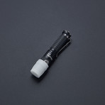 UltraTac K18 // Keychain Flashlight // Black (AAA Alkaline Battery)