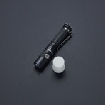 UltraTac K18 // Keychain Flashlight // Black (AAA Alkaline Battery)