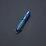 UltraTac K18 // Keychain Flashlight // Blue (AAA Alkaline Battery)