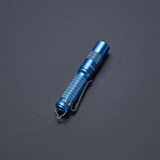 UltraTac K18 // Keychain Flashlight // Blue (AAA Alkaline Battery)