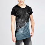 Splashes Tee // Ombre Blue (M)