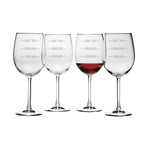 Stemless Wine Glasses // Don't Ask // Set of 4 (Stemless Wine Glasses // Set of 4)