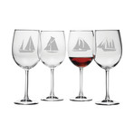 Stemless Wine Glasses // Regatta // Set of 4 (Stemless Wine Glasses // Set of 4)