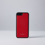 Grained Leather // Red (iPhone 7/8)