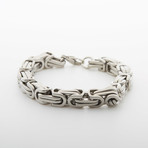 Jean Claude Jewelry // Stainless Steel Chain Bracelet // Silver