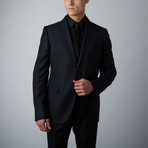 Monaco Textured Suit // Black (Euro: 54)
