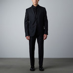 Monaco Textured Suit // Black (Euro: 54)