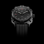 Mauron Musy Black Steel Armure Automatic // MU 01-101 (Additional Blue Leather Strap)