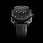 Mauron Musy Black Steel Armure Automatic // MU 01-101 (Additional Blue Leather Strap)