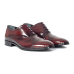 Perforated Toe Brogue Oxford // Cranberry (Euro: 41)