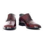 Perforated Toe Brogue Oxford // Cranberry (Euro: 41)