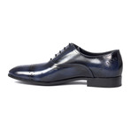 Perforated Toe Brogue Oxford // Navy Blue (Euro: 44)