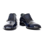 Perforated Toe Brogue Oxford // Navy Blue (Euro: 44)