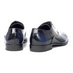 Perforated Toe Brogue Oxford // Navy Blue (Euro: 46)