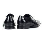 Leather Wingtip Full Brogue Derby // Black (Euro: 40)