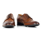 Leather Wingtip Full Brogue Derby // Brown (Euro: 43)