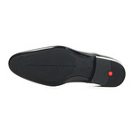 Shiny Perforated Toe Derby // Black (Euro: 40)