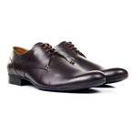 Shiny Plain Toe Derby // Brown (Euro: 41)