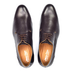 Shiny Plain Toe Derby // Brown (Euro: 41)