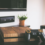 Walnut Wood Cover // Playstation 4 (Controller)