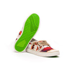 Heisei Sneaker // White + Red Multi (Euro: 38)