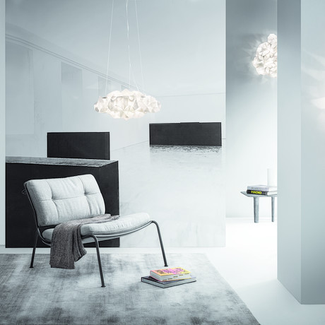 Drusa // Ceiling Wall Lamp (White)