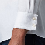 Adrian Paisley Button-Up Shirt // White (L)