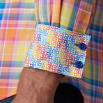 Nilo Plaid Button-Up Shirt // Yellow (XS)