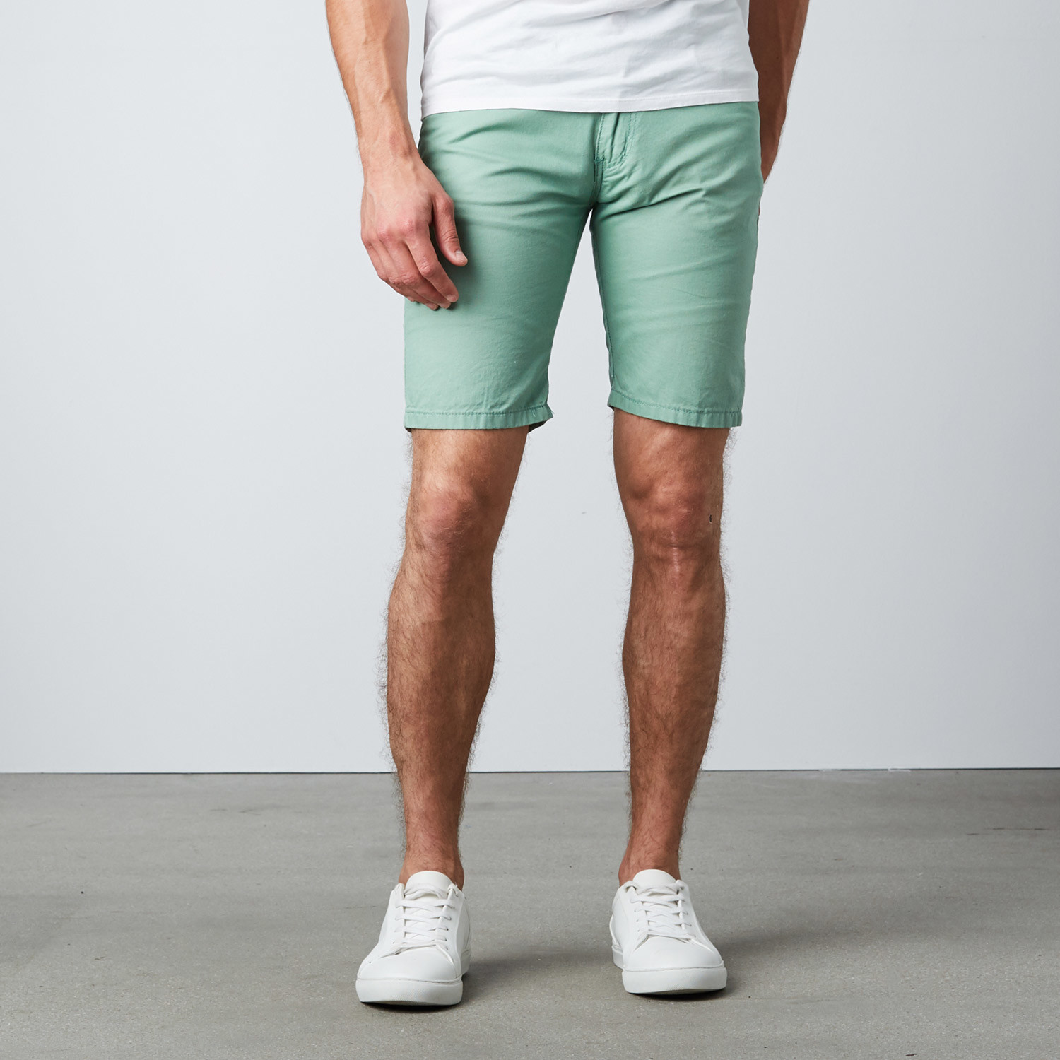 Marty Skinny Fit Shorts // Mint Green (31) - Filthy ...