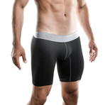 Athletic Boxer Brief // Black (L)