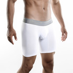 Aeronautica Cotton Boxer Long // White (S)