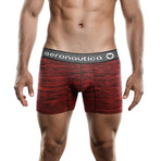 Microfiber Fitted Boxer Brief // Red (XL)