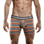 Aeronautica Microfiber Boxer Medium // Jasper + Yellow + Orange (L)