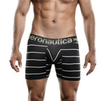 Striped Boxer // Grey (L)