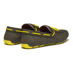 Braided Lace Loafer // Khaki + Yellow (US: 11)