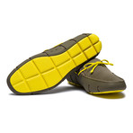 Braided Lace Loafer // Khaki + Yellow (US: 11)