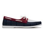 Boat Loafer // Navy + Red (US: 11)