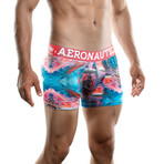 Aeronautica Microfiber Boxer Medium // Airplane Purple (XL)