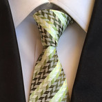 Handmade Tie // Green Patterned