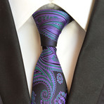 Handmade Tie // Blue Paisley