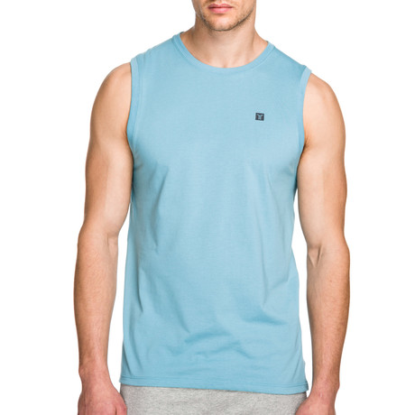 Trainer Muscle Tank // Blue (XS)