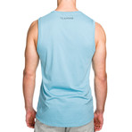 Trainer Muscle Tank // Blue (S)