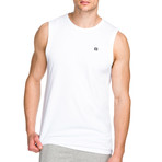 Trainer Muscle Tank // White (XS)