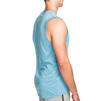 Trainer Muscle Tank // Blue (S)