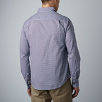 Long-Sleeve Yarn-Dyed Shirt // Purple Check (L)